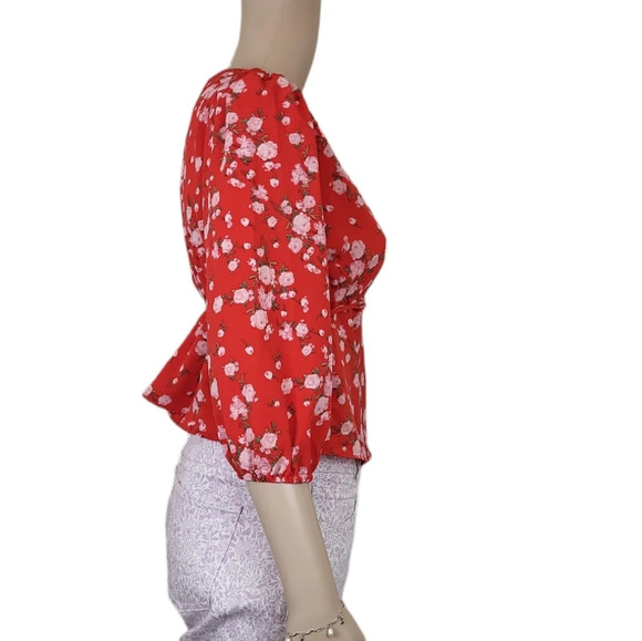 Sage the Label Floral Printed Blouse Top - Picture 9 of 12